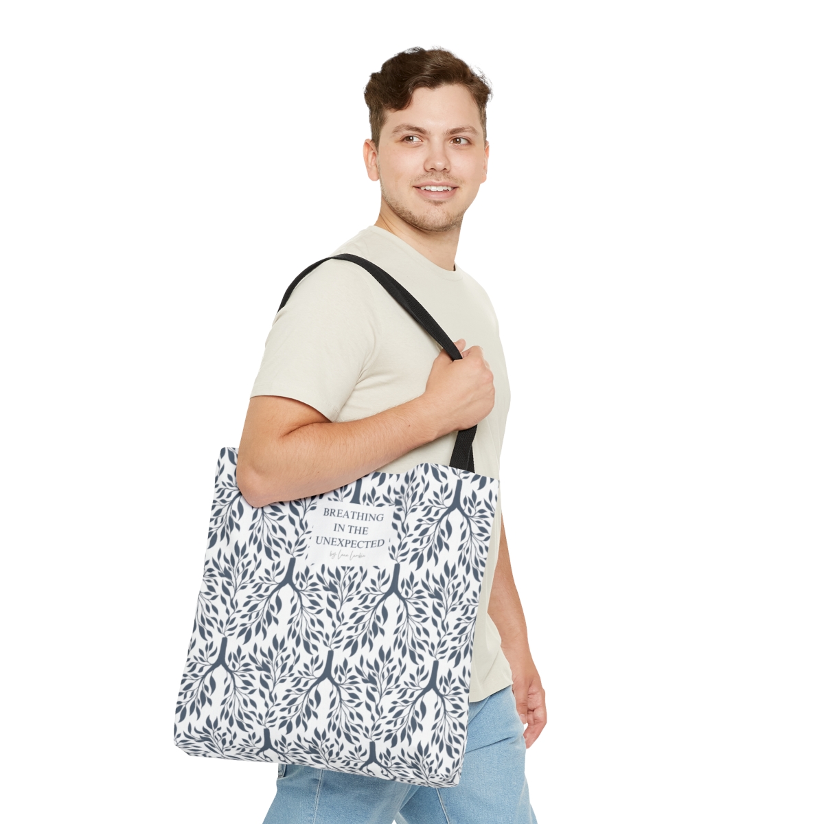 Breathing in the Unexpected Tote Bag (white) - Image 3