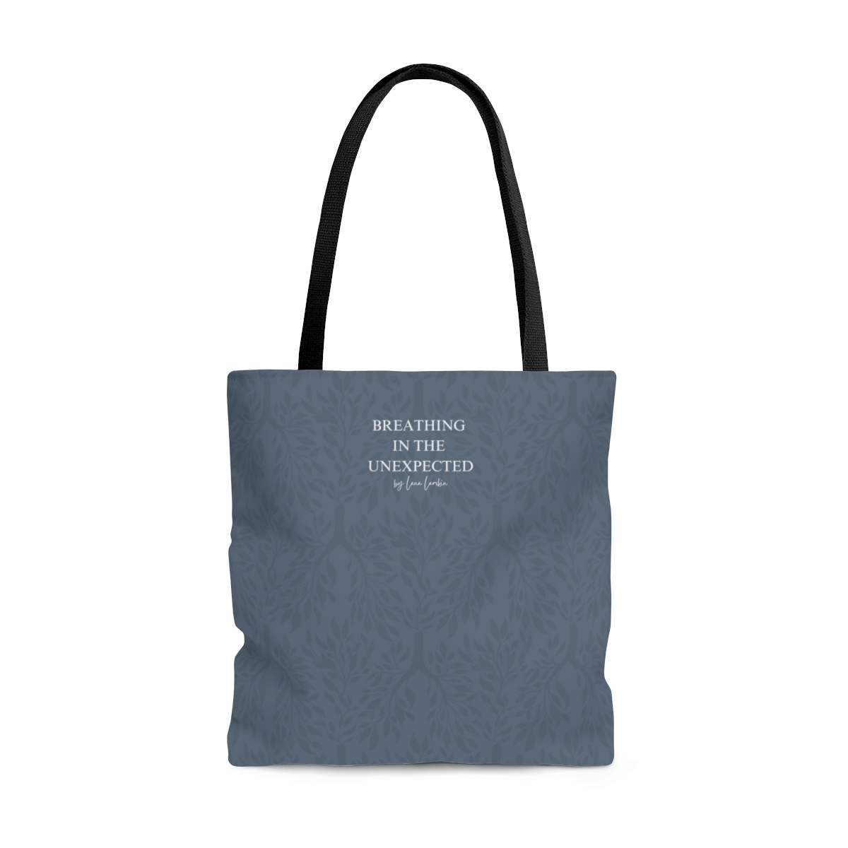 Breathing in the Unexpected Tote Bag (blue) - Image 9