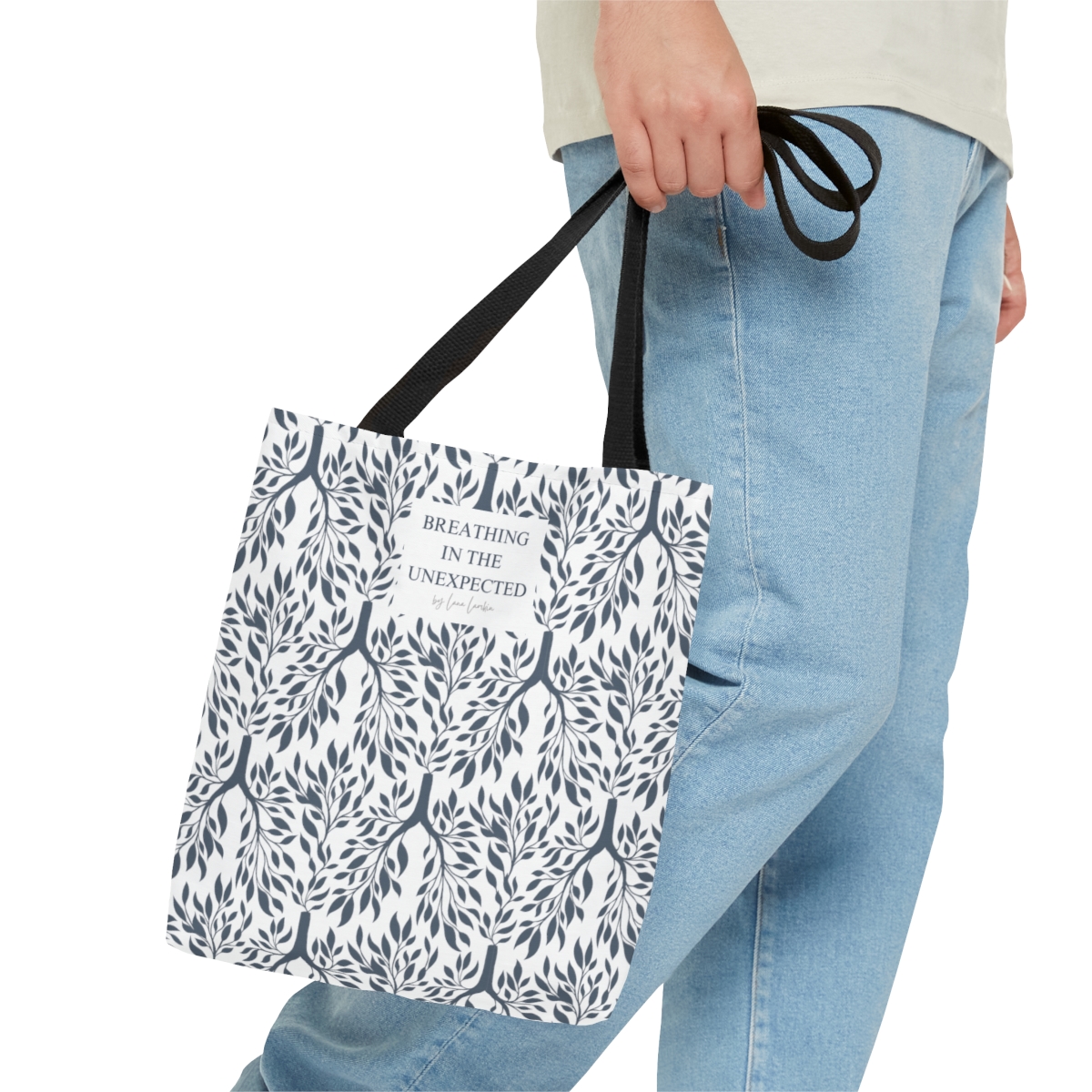Breathing in the Unexpected Tote Bag (white) - Image 8