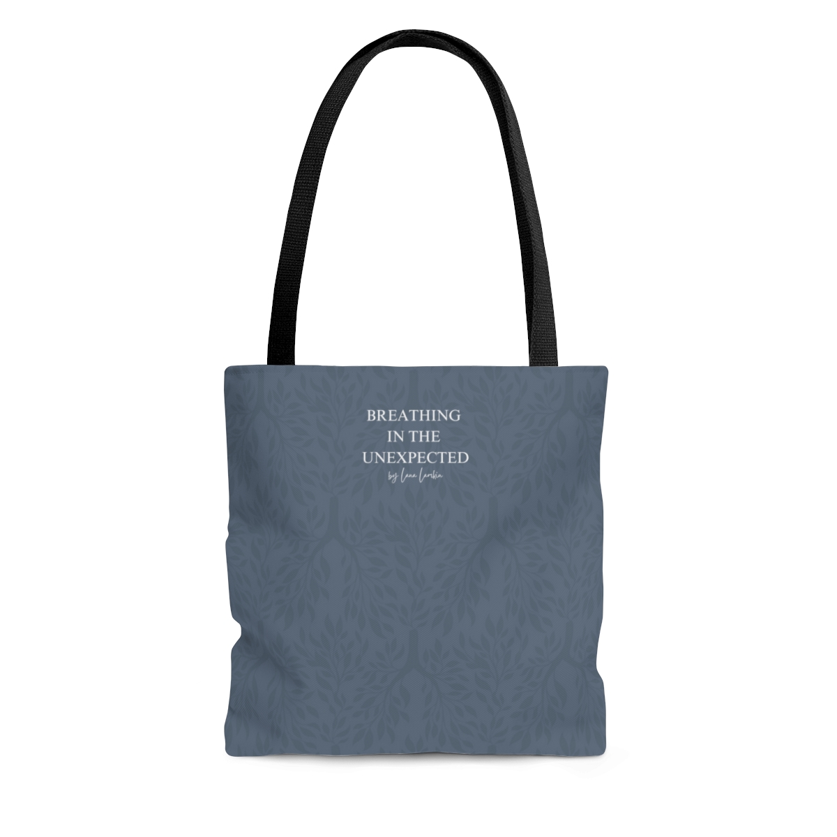 Breathing in the Unexpected Tote Bag (blue) - Image 5